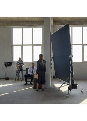 Manfrotto MLLC3301K (Pro Scrim All-In-One 2.9x2.9m) | Rama Butterfly, tkanina czarna i dyfuzyjna -1.25EV Manfrotto - 13