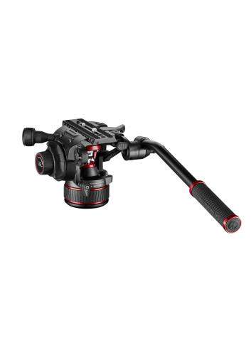 Manfrotto MVH608AH (Nitrotech 608) | Profesjonalna głowica wideo, płynna przeciwwaga od 0 do 8 kg, udźwig do 14 kg Manfrotto - 1