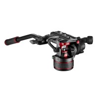 Manfrotto MVH608AH (Nitrotech 608) | Profesjonalna głowica wideo, płynna przeciwwaga od 0 do 8 kg, udźwig do 14 kg Manfrotto - 1