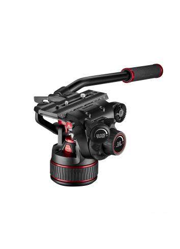 Manfrotto MVH608AH (Nitrotech 608) | Profesjonalna głowica wideo, płynna przeciwwaga od 0 do 8 kg, udźwig do 14 kg Manfrotto - 1