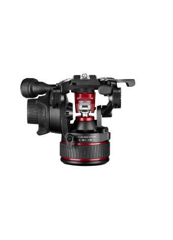 Manfrotto MVH608AH (Nitrotech 608) | Profesjonalna głowica wideo, płynna przeciwwaga od 0 do 8 kg, udźwig do 14 kg Manfrotto - 1