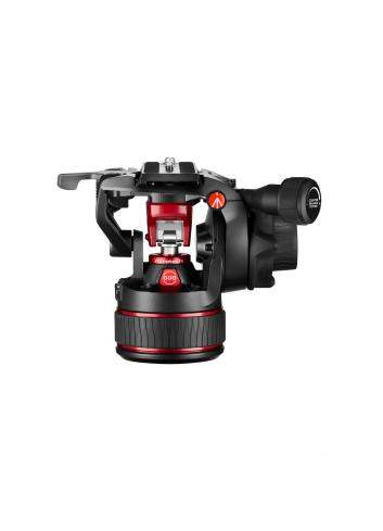 Manfrotto MVH608AH (Nitrotech 608) | Profesjonalna głowica wideo, płynna przeciwwaga od 0 do 8 kg, udźwig do 14 kg Manfrotto - 1