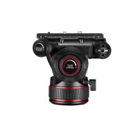Manfrotto MVH608AH (Nitrotech 608) | Profesjonalna głowica wideo, płynna przeciwwaga od 0 do 8 kg, udźwig do 14 kg Manfrotto - 1