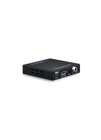 BluStream SC11HD-V2 | Skaler z 4K do Full HD, down-scaler, embedder, de-embedder, HDMI In/Out, Line In/Out, Coax Out