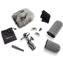 Rycote RYC086305 Nano Shield Kit NS5-DC | Osłona przeciwwietrzna do mikrofonu, futrzak, XLR Rycote - 4