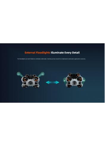 Chasing M2 Pro Max | Industrialna jednostka podwodna, dron podwodny, ROV, 4K 30 FPS, głębokość do 200m, odległość do 400m Chasin