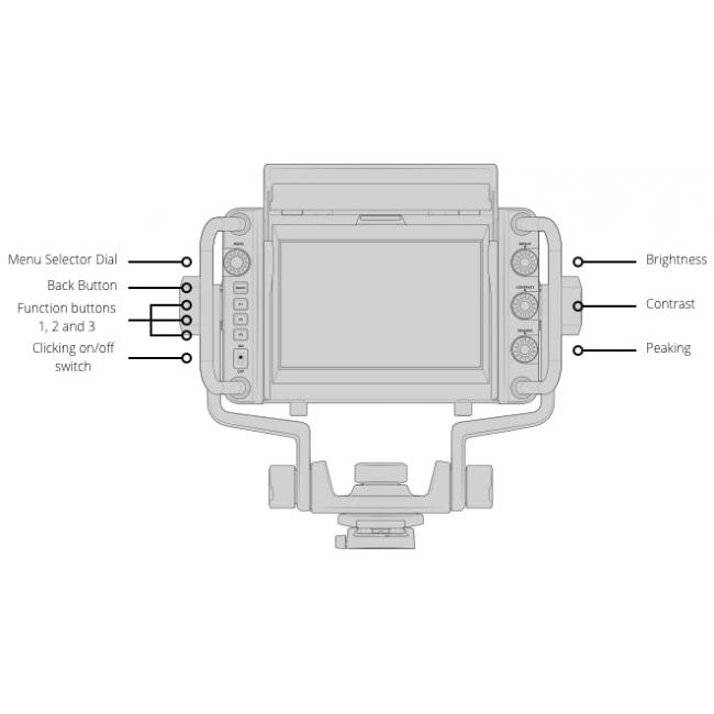 Blackmagic URSA Studio Viewfinder G2 | 7" wizjer studyjny Blackmagic Design - 5