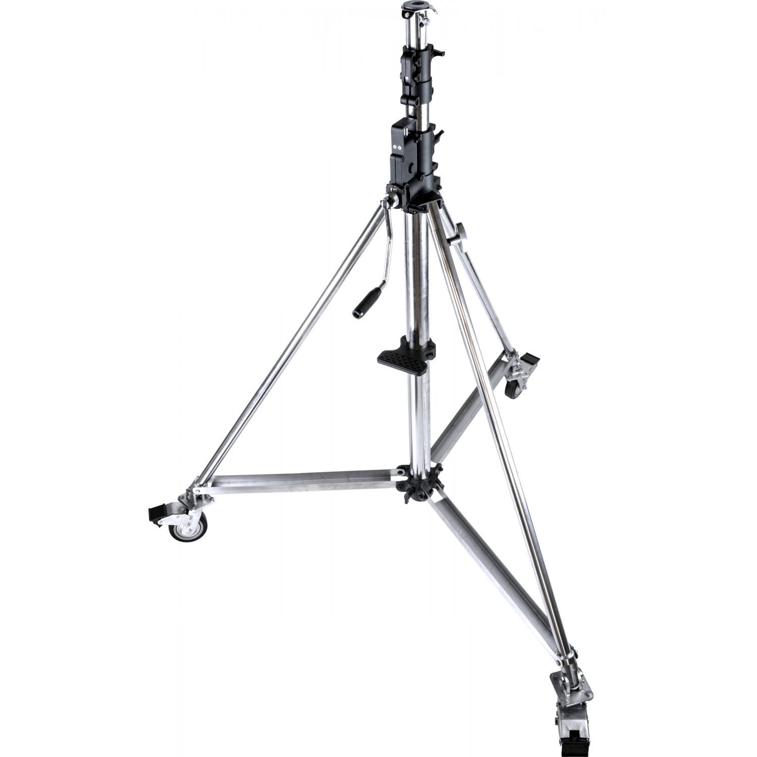 Kupo 484 | Stalowy statyw oświetleniowy na kołach, wys. max. 3.9 m, 80 kg Kupo Grip - 1
