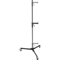Kupo 390M | Stalowy statyw oświetleniowy na kołach z kolumną, wys. max. 2.6 m, udźwig 8 kg Kupo Grip - 1