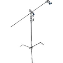 Kupo CT-30MK | Stalowy statyw oświetleniowy z ramieniem, srebrny, wys. max. 2.25 m, udźwig 10 kg Kupo Grip - 1