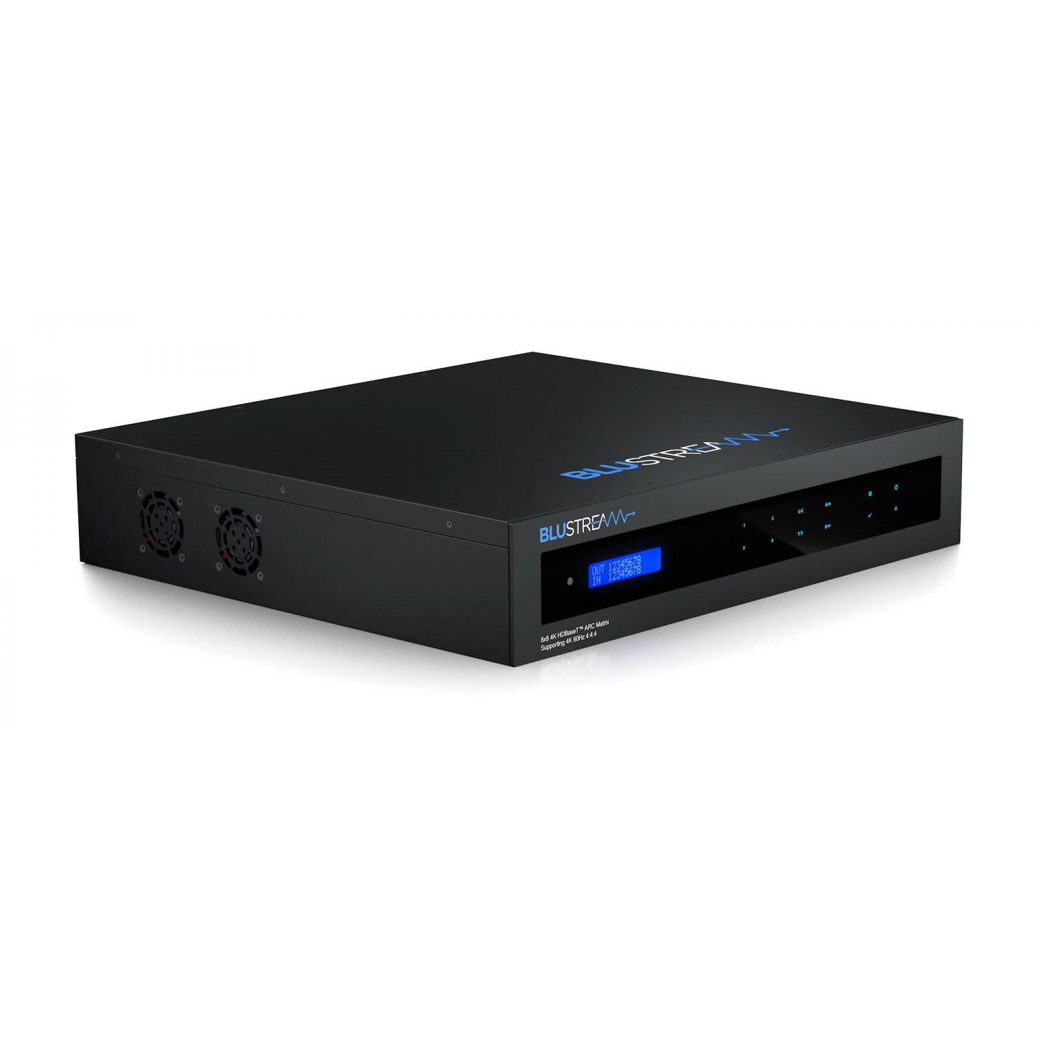 Blustream HMXL88ARC | Matryca wideo 8x8, HDMI, HDBaseT, HDMI 2.0, 4K 60 Hz 4:4:4, 4K do 40m, Full HD do 70m Blustream - 1
