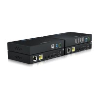 Blustream UEX100E-KIT | Przedłużacz USB 2.0 przez HDBaseT, do 100 metrów, dwukierunkowe PoC, IR, RS-232, Audio IN/OUT Blustream 