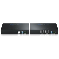 Blustream UEX100E-KIT | Przedłużacz USB 2.0 przez HDBaseT, do 100 metrów, dwukierunkowe PoC, IR, RS-232, Audio IN/OUT Blustream 