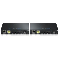 Blustream UEX100E-KIT | Przedłużacz USB 2.0 przez HDBaseT, do 100 metrów, dwukierunkowe PoC, IR, RS-232, Audio IN/OUT Blustream 