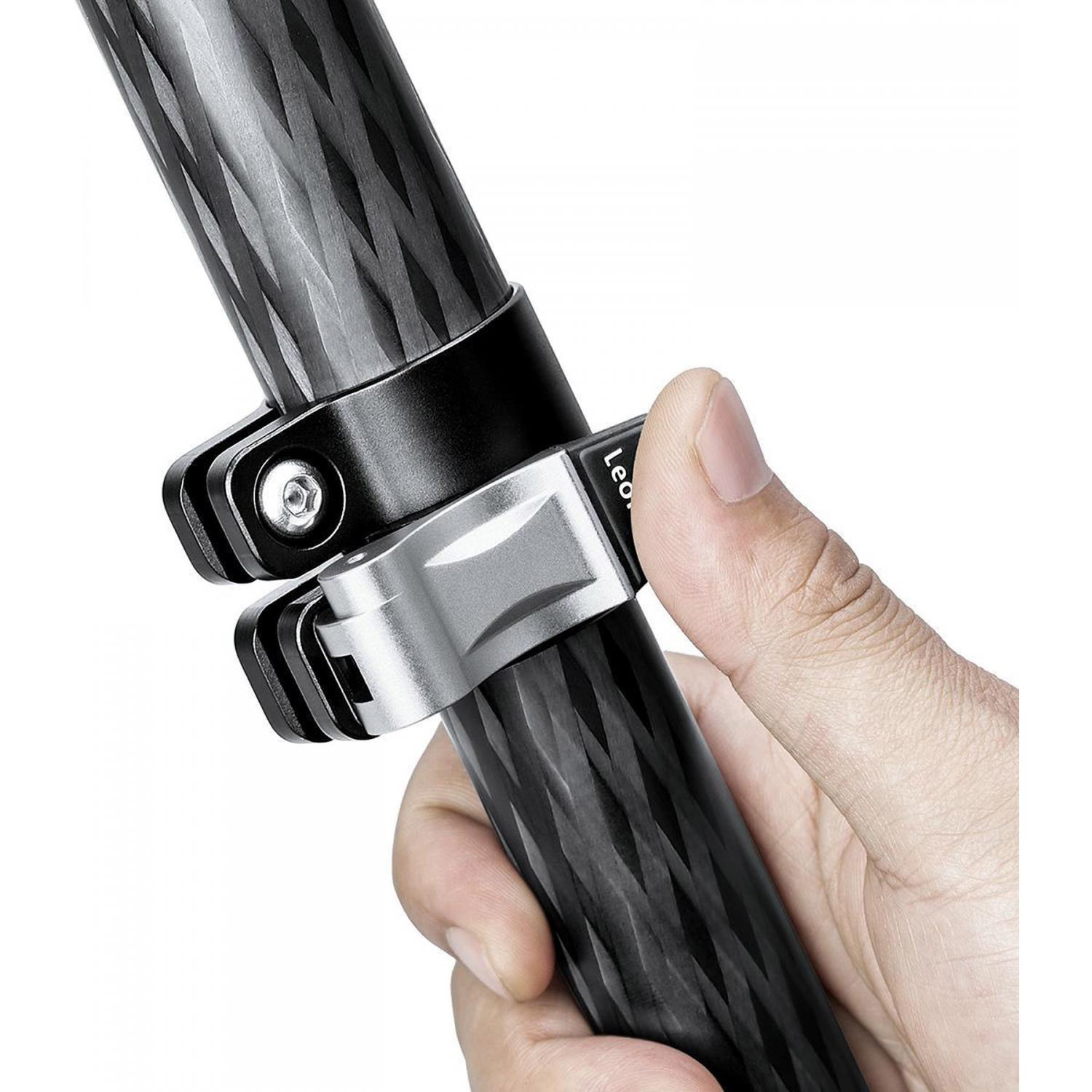 Leofoto LVM-324C+BV-15 | Karbonowy statyw foto-wideo z głowicą BV-15, udźwig do 10 kg, wysokość do 1.78 m Leofoto - 5