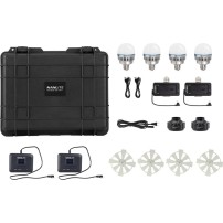 Nanlite PavoBulb 10C 4-Kit | Zestaw żarówek RGB z walizką i akcesoriami, 2700-7500K, CRI 95, DMX, Bluetooth Nanlite - 1