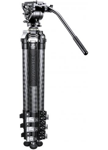 Leofoto LV-324C+BV-10 | Karbonowy statyw foto-wideo z głowicą BV-10, udźwig do 6 kg, wysokość do 1.66 m Leofoto - 1