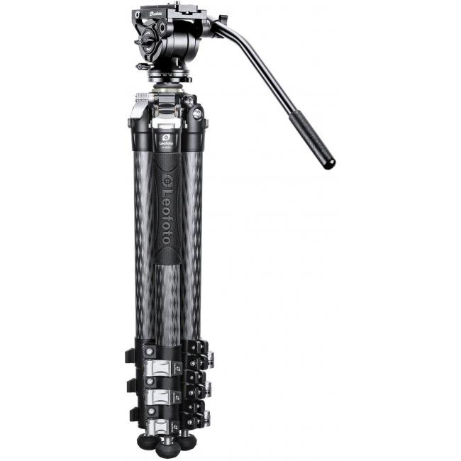 Leofoto LV-324C+BV-10 | Karbonowy statyw foto-wideo z głowicą BV-10, udźwig do 6 kg, wysokość do 1.66 m Leofoto - 2