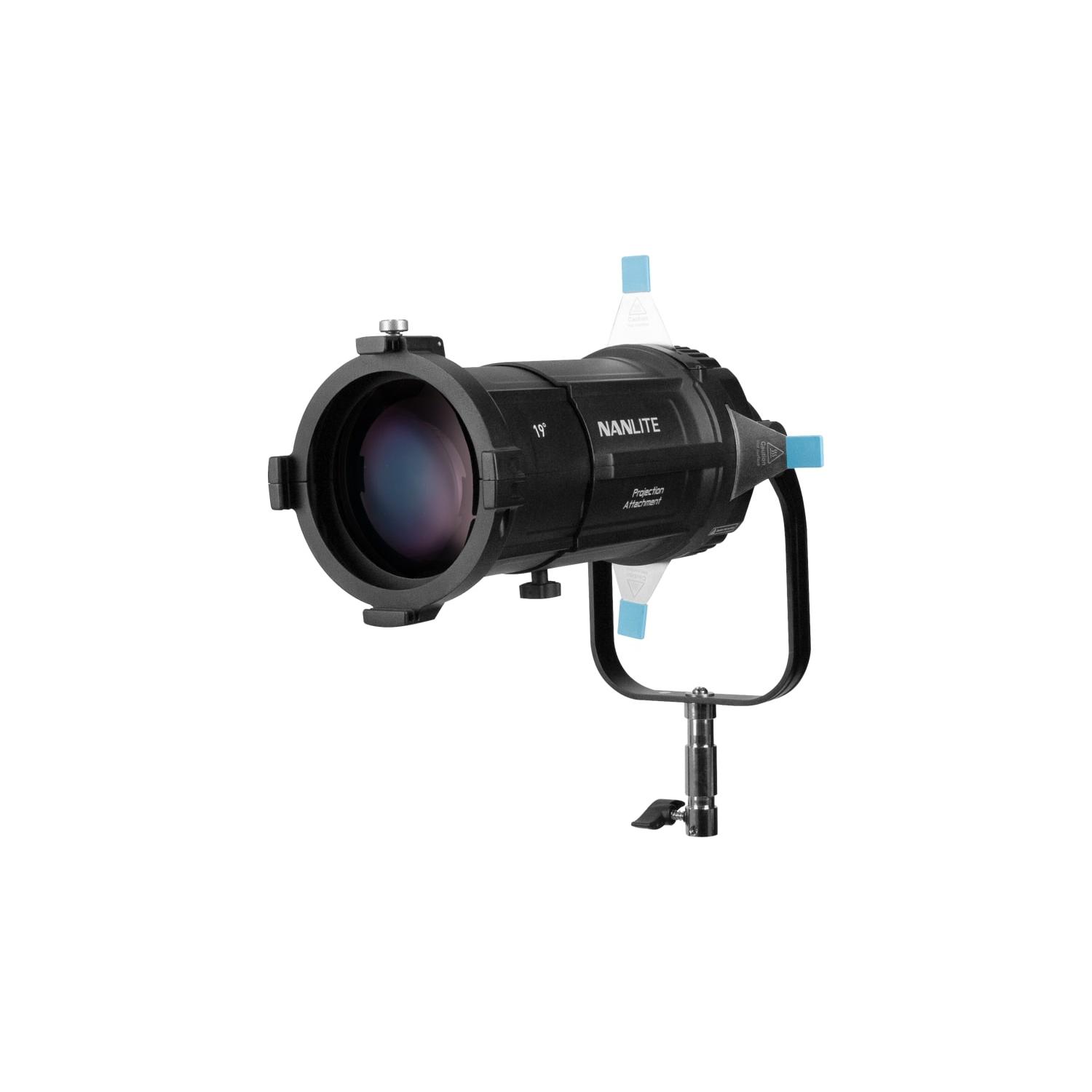 Nanlite PJ-BM-19 | Uchwyt projekcyjny z soczewką 19 stopni, mocowanie Bowens, do Forza 200/300/300B/500/FS-150/FS-200/FS-300 Nan