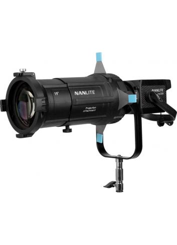Nanlite PJ-BM-19 | Uchwyt projekcyjny z soczewką 19 stopni, mocowanie Bowens, do Forza 200/300/300B/500/FS-150/FS-200/FS-300 Nan