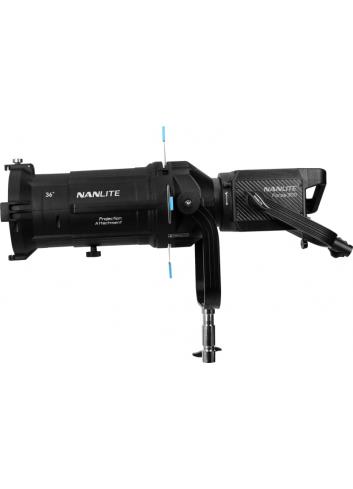 Nanlite PJ-BM-36 | Uchwyt projekcyjny z soczewką 36 stopni, mocowanie Bowens, do Forza 200/300/300B/500/FS-150/FS-200/FS-300 Nan