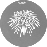 Nanlite AS-GB-B-SET2 | Zestaw 10 nakładek gobo do uchwytów projekcyjnych Nanlite PJ-BM-19 i Nanlite PJ-BM-36 Nanlite - 12