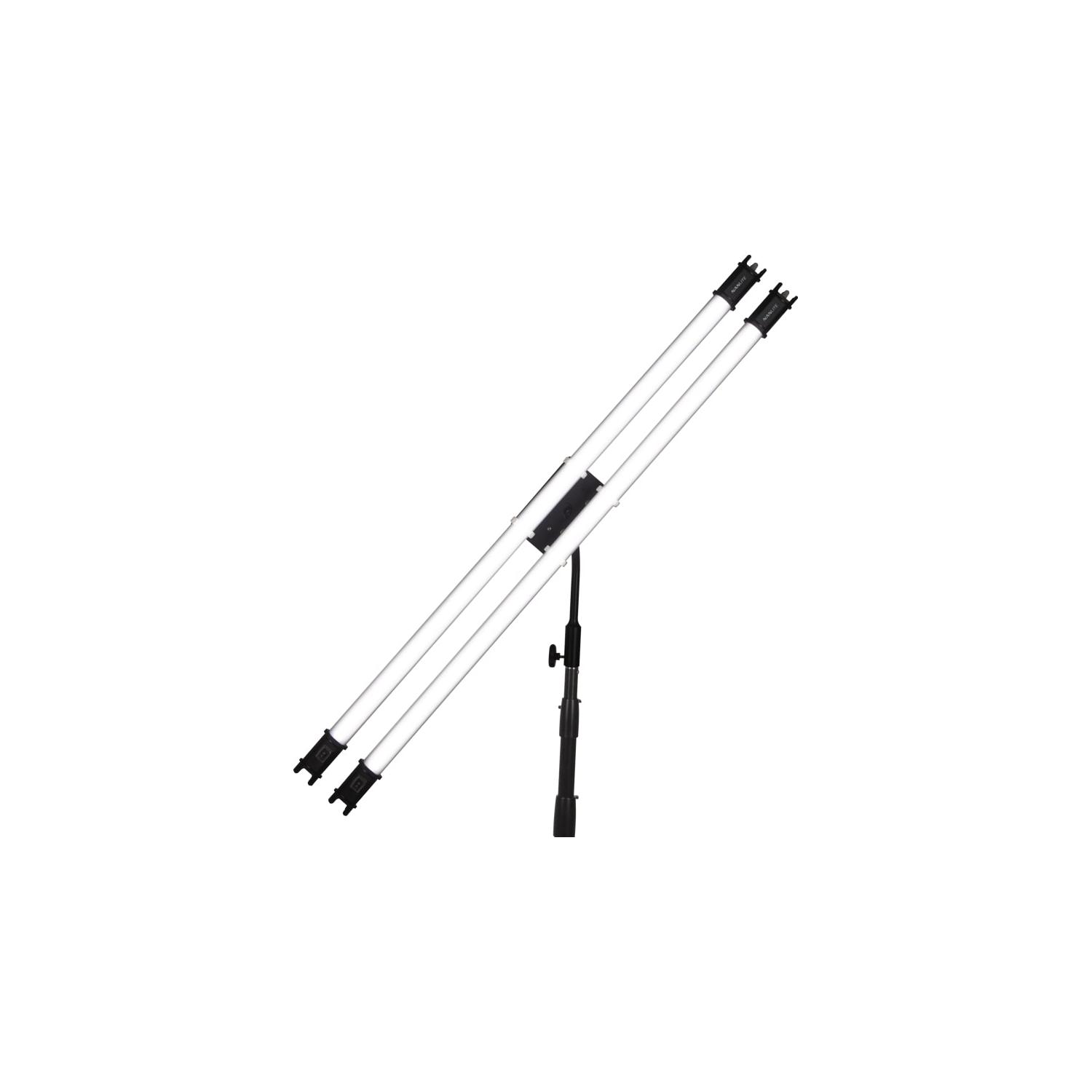 Nanlite HD-T12-2-BHG | Uchwyt do x2 Nanlite PavoTube oraz innych tub, mieczy świetlnych T12 Nanlite - 1