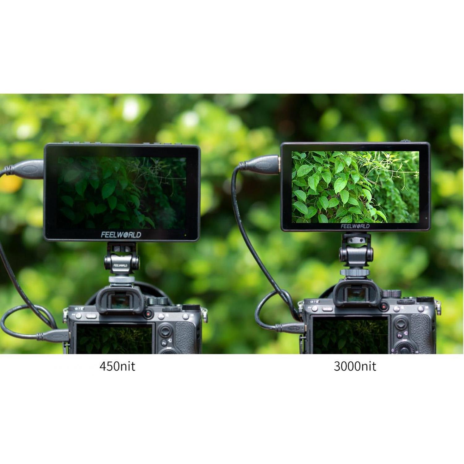 Feelworld LUT5 | Monitor podglądowy 5.5", 4K HDMI, dotykowy, jasność 3000cd/m2 Feelworld - 9