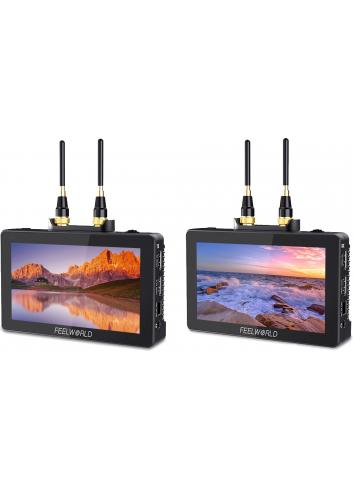 Feelworld FT6+FR6 | Monitory podglądowe z transmiterem bezprzewodowym 250m, 5.5", HDMI Feelworld - 1