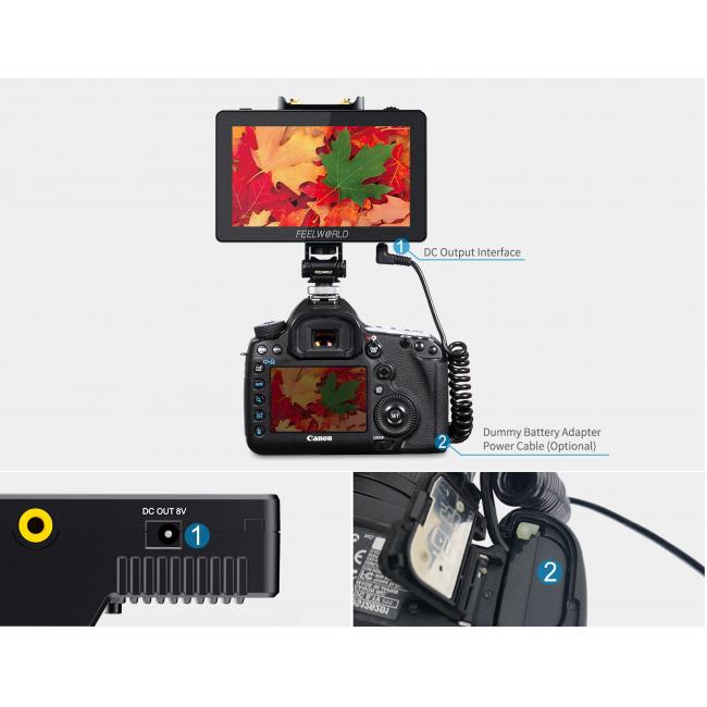 Feelworld FT6+FR6 | Monitory podglądowe z transmiterem bezprzewodowym 250m, 5.5", HDMI Feelworld - 15