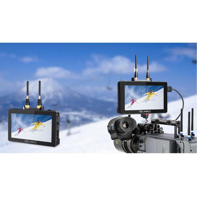 Feelworld FT6+FR6 | Monitory podglądowe z transmiterem bezprzewodowym 250m, 5.5", HDMI Feelworld - 16