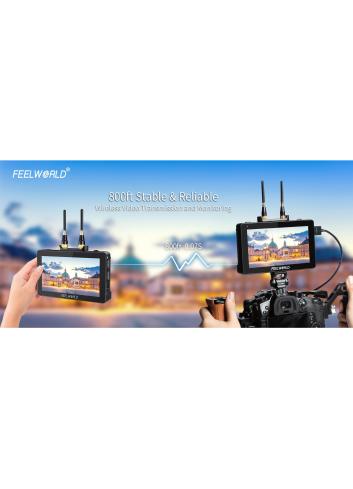 Feelworld FT6+FR6 | Monitory podglądowe z transmiterem bezprzewodowym 250m, 5.5", HDMI Feelworld - 19