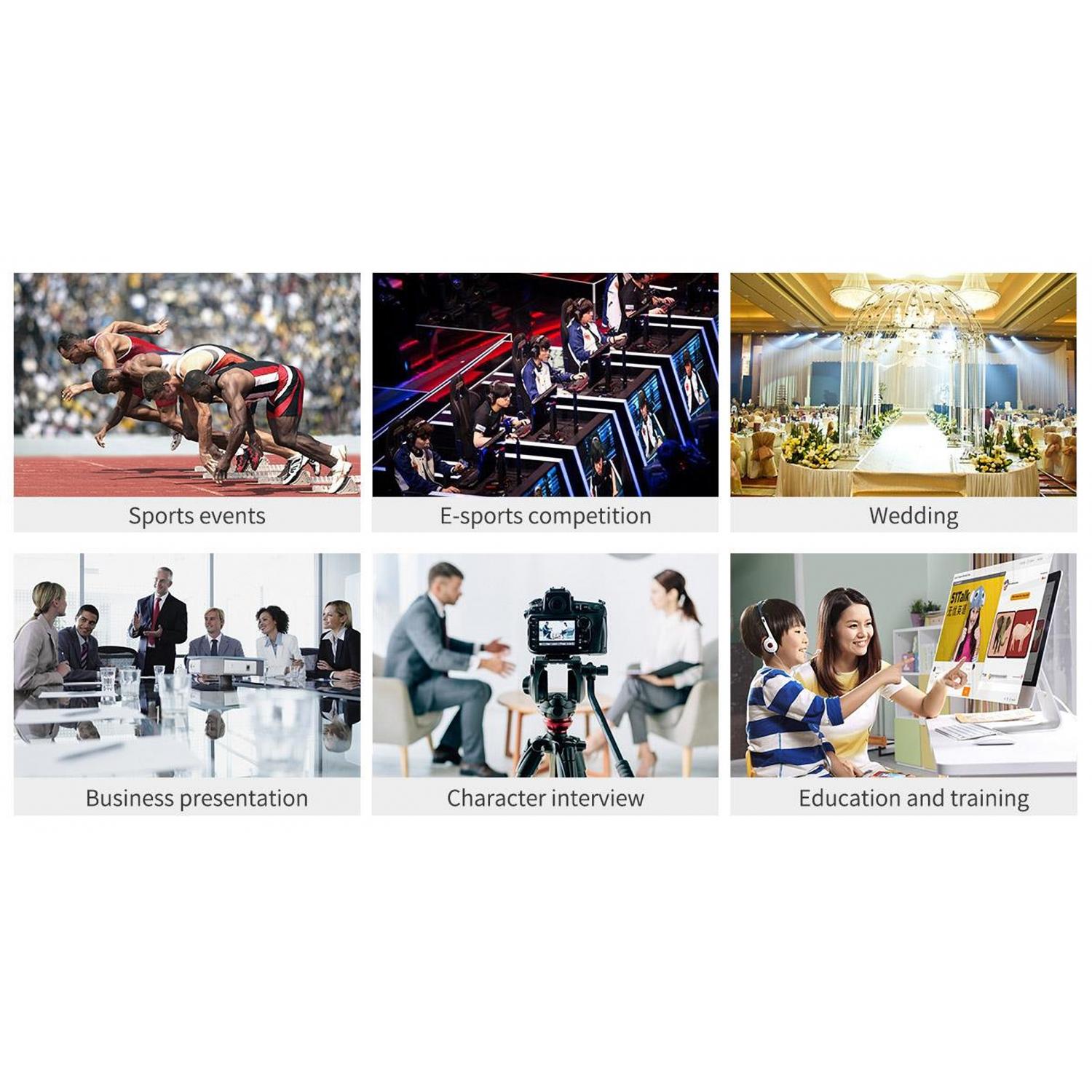 Feelworld L2 Plus | Mikser wideo, 4-kanałowy HDMI, ekran 5.5", sterowanie PTZ Feelworld - 11