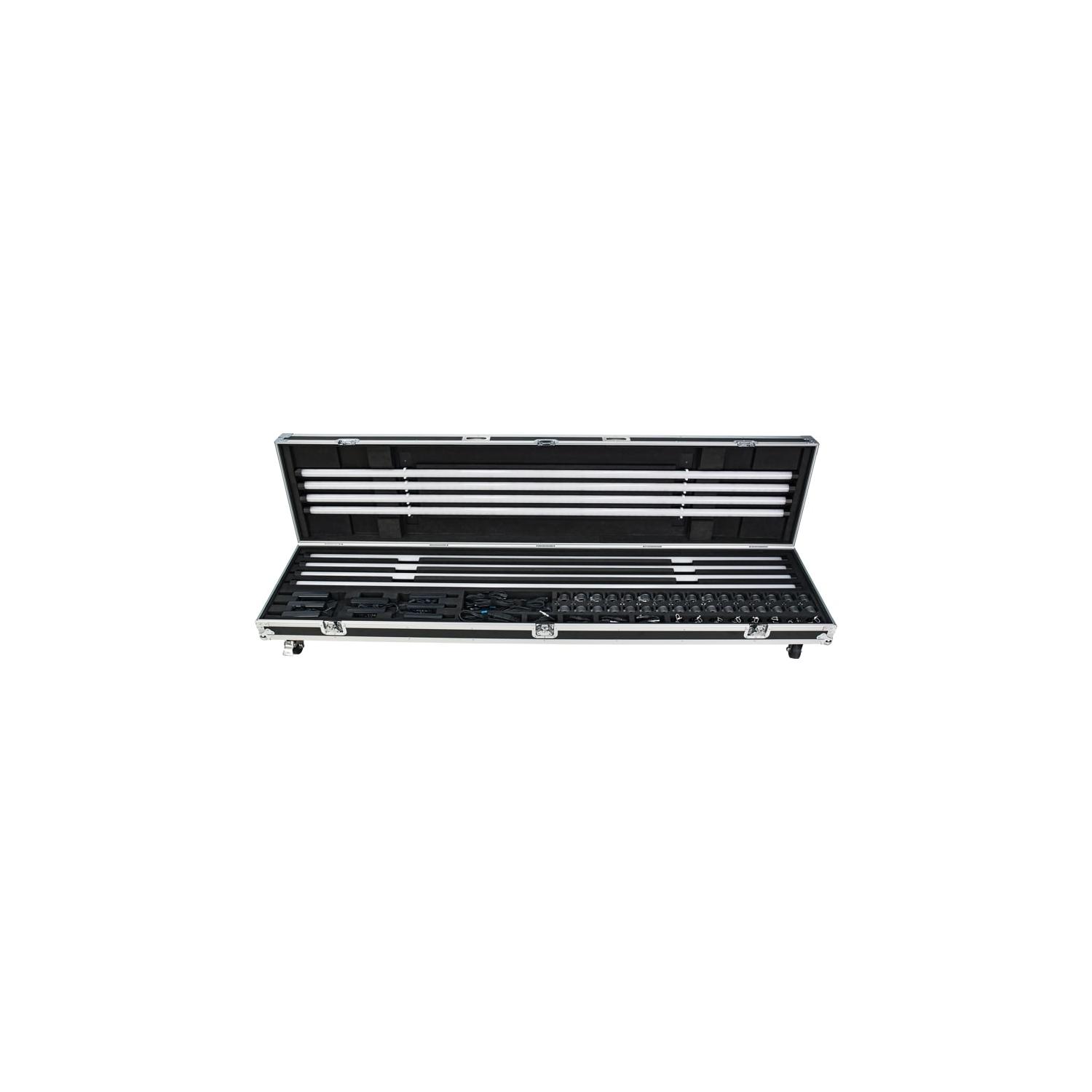 Nanlite PavoTube II 60X 8-Kit | Zestaw ośmiu lamp tubowych, mieczy świetlnych, RGBWW, 2.4m, 106W, DMX, 2700K-12000K Nanlite - 1