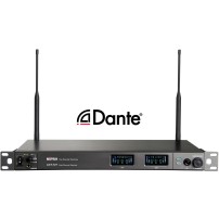 MIPRO ACT-727 Dante | Dwukanałowy szerokopasmowy odbiornik UHF 72MHz rack 1U MIPRO - 1