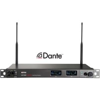 MIPRO ACT-828 Dante | Dwukanałowy szerokopasmowy odbiornik UHF 72MHz rack 1U MIPRO - 1