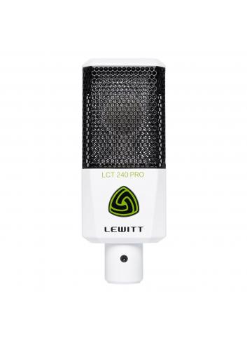 Lewitt Audio LCT 240 PRO White | Studyjny mikrofon pojemnościowy, charakterystyka kardioidalna