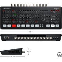 Blackmagic Design ATEM SDI Extreme ISO | Mikser wideo 1080p, 8-kanałowy, SDI, streaming USB-C, x2 SDI OUT, x2 Audio Mini Jack In