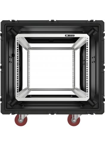 Peli Rack CLASSIC-V 9U | Case rackowy, skrzynia 9U, szafa na kołach Peli - 3