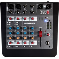 Allen & Heath ZED-6 | Kompaktowy analogowy mikser audio Allen & Heath - 1