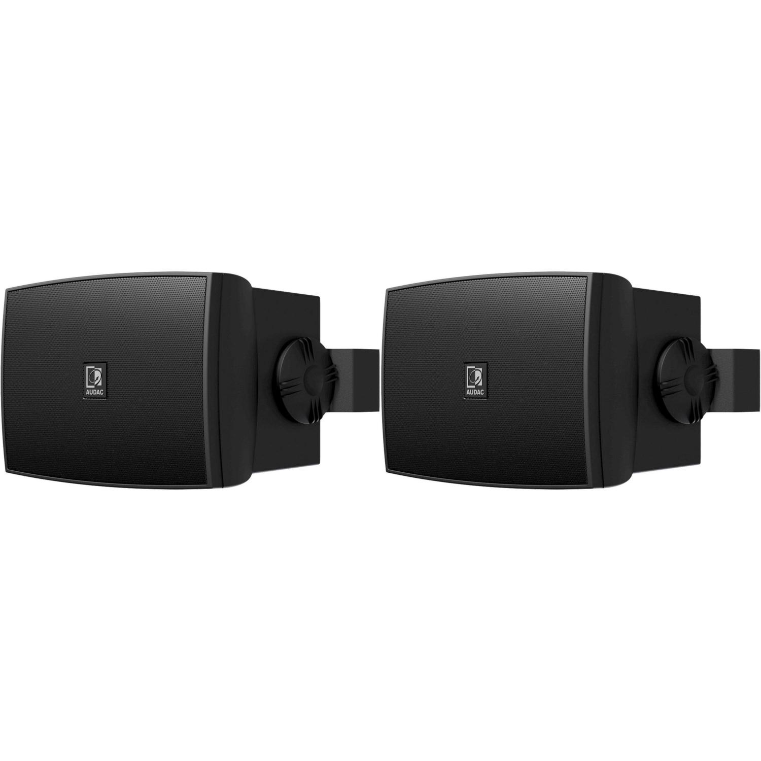 AUDAC WX502MK2/B | Para pasywnych głośników ściennych, 8 Ohm / 100V / 70V, 2 x 1" + 2 x 5.25", 2 x 50W RMS, IP40 AUDAC - 1