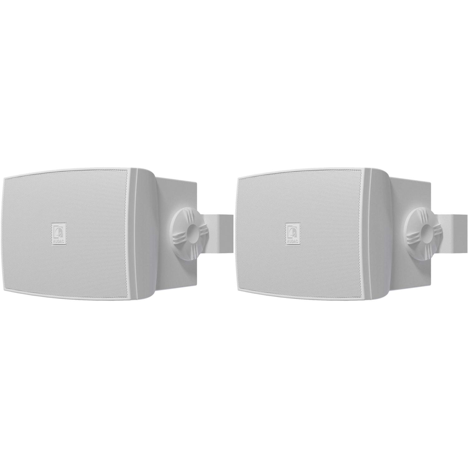 AUDAC WX502MK2/OW | Para pasywnych głośników ściennych zewnętrznych, 8 Ohm / 100V / 70V, 2 x 1" + 2 x 5.25", 2 x 50W RMS, IP55 A