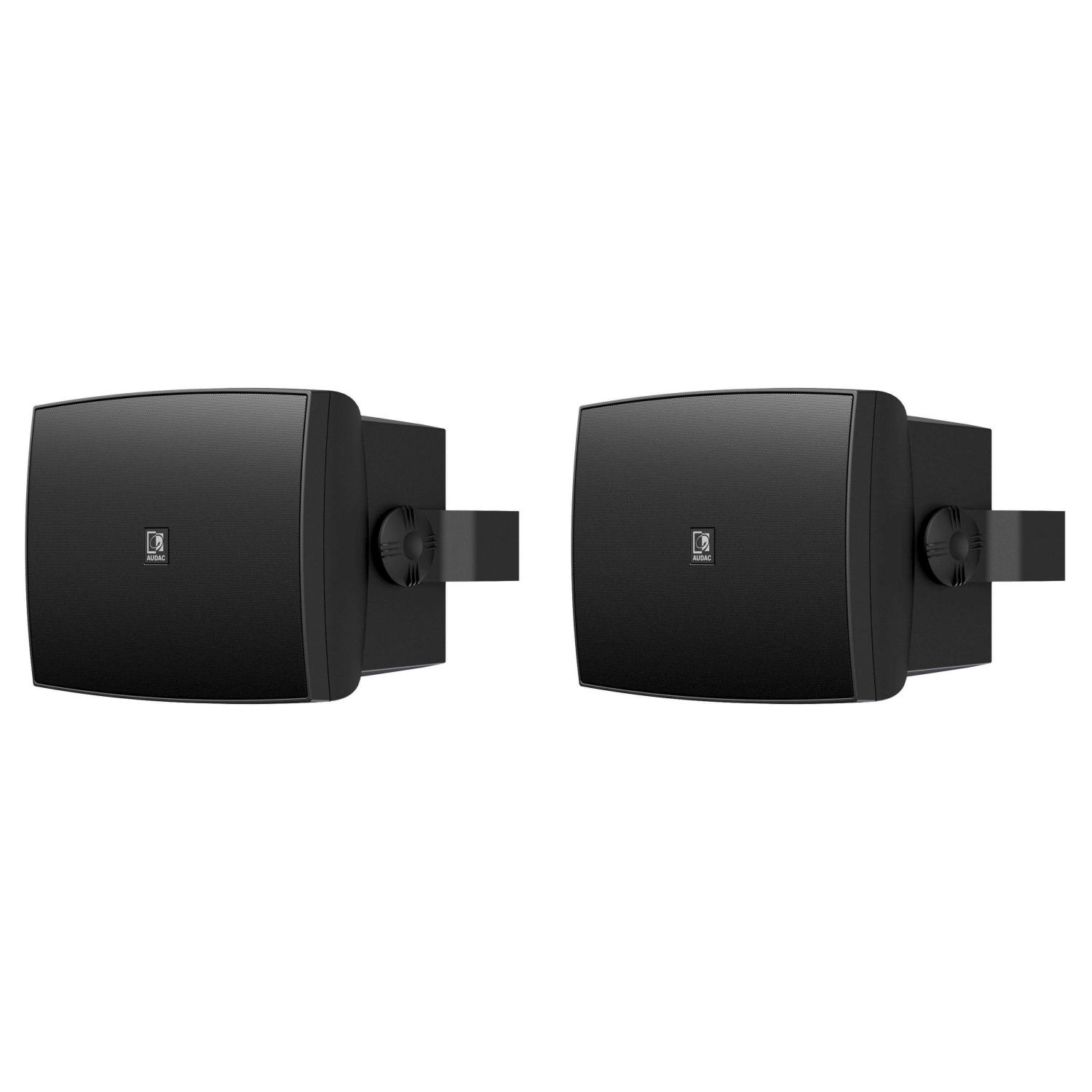 AUDAC WX802MK2/OB | Para pasywnych głośników ściennych zewnętrznych, 16 Ohm / 100V / 70V, 2 x 1" + 2 x 8", 2 x 70W RMS, IP55 AUD