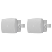 AUDAC WX802MK2/OW | Para pasywnych głośników ściennych zewnętrznych, 16 Ohm / 100V / 70V, 2 x 1" + 2 x 8", 2 x 70W RMS, IP55 AUD