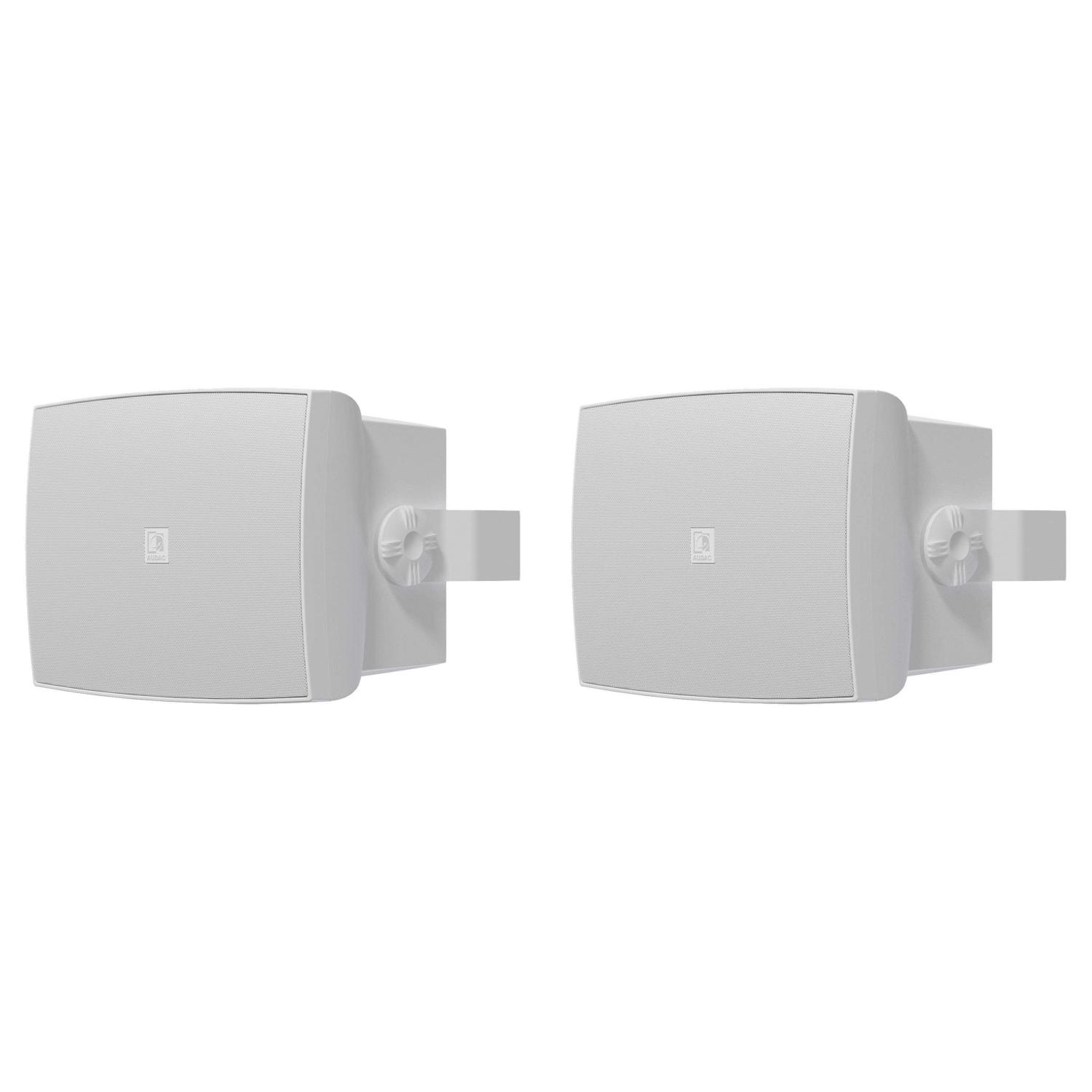 AUDAC WX802MK2/OW | Para pasywnych głośników ściennych zewnętrznych, 16 Ohm / 100V / 70V, 2 x 1" + 2 x 8", 2 x 70W RMS, IP55 AUD