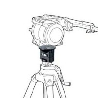 Manfrotto 325N | Adapter na półkule 100mm i 75mm do statywów z płaską bazą Manfrotto - 2