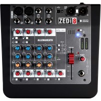 Allen & Heath ZEDi-8 | Analogowy mikser dźwięku z interfejsem audio USB Allen & Heath - 1