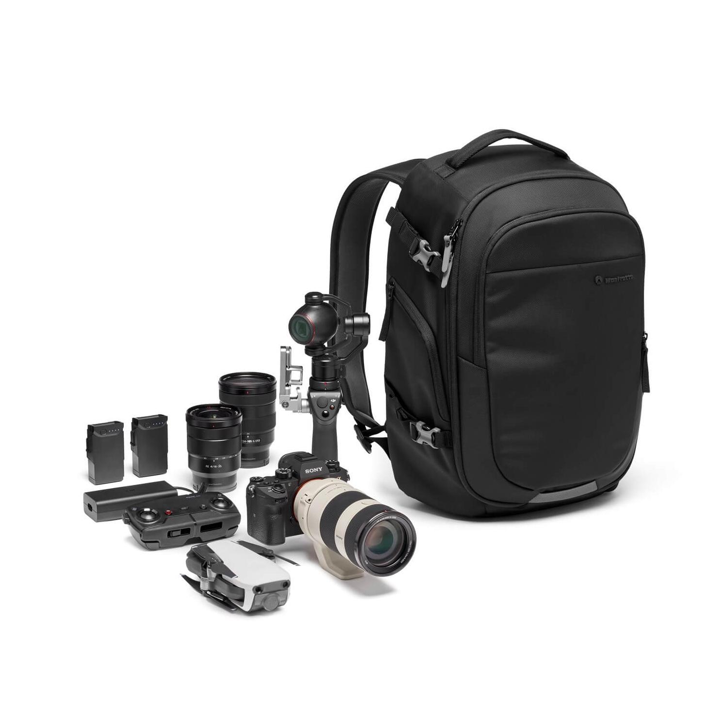 Manfrotto MB MA3-BP-GM (Advanced III Gear) | Plecak na sprzęt foto-wideo, pojemność 17L, wym. zewn. 33 x 18.5 x 47 cm Manfrotto 