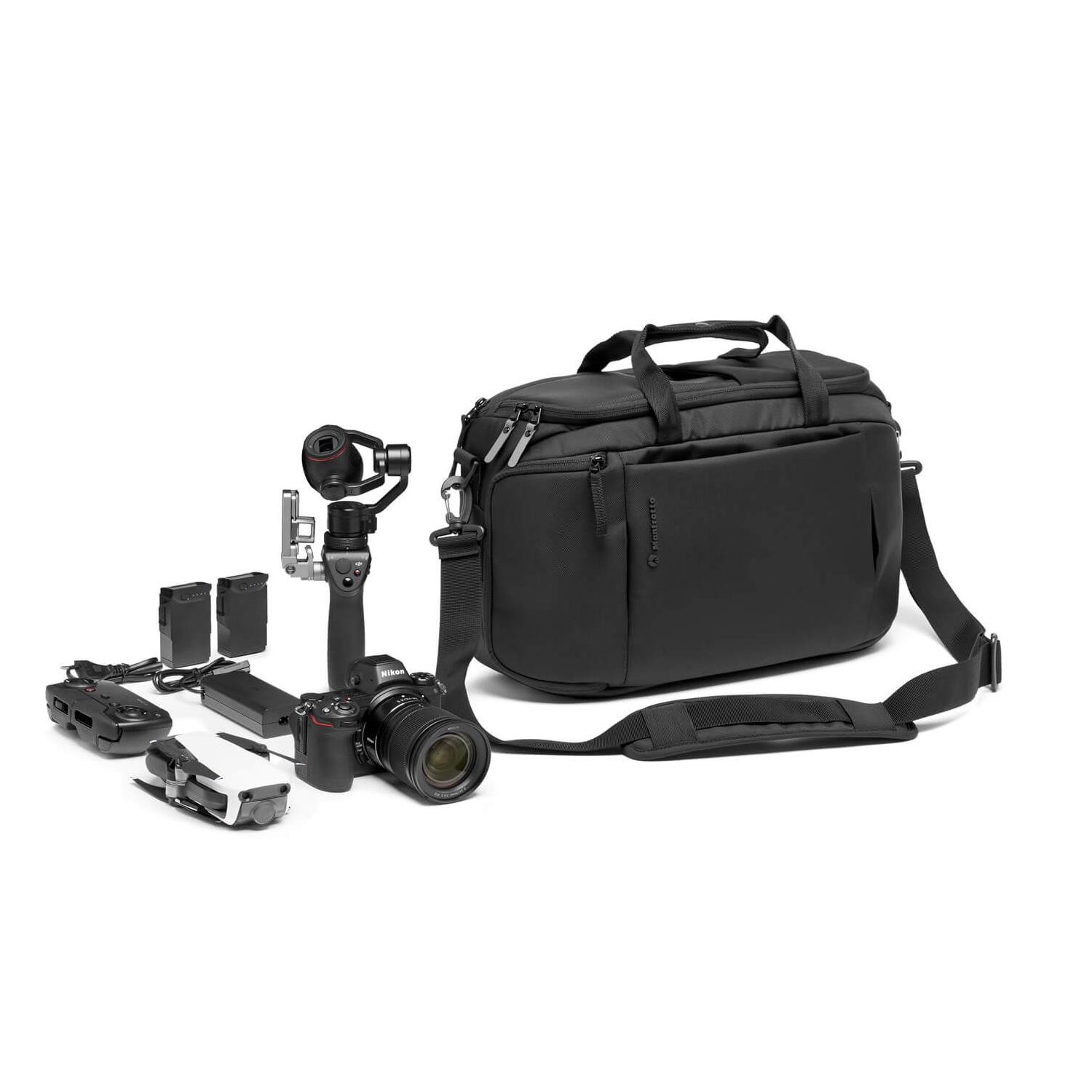 Manfrotto MB MA3-BP-H (Advanced III Hybrid) | Plecak, torba na sprzęt foto-wideo, pojemność 15L, wym. zewn. 28 x 19 x 43 cm Manf