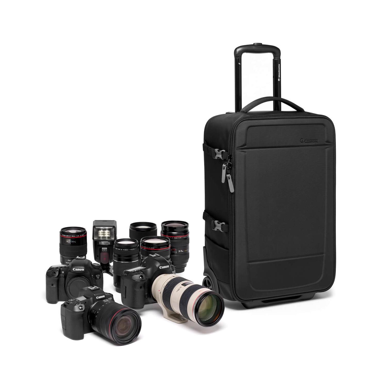 Manfrotto MB MA3-RB (Advanced III Rolling Bag) | Walizka na sprzęt foto-wideo, pojemność 25.5L, wym. zewn. 35.5 x 18.5 x 56 cm M